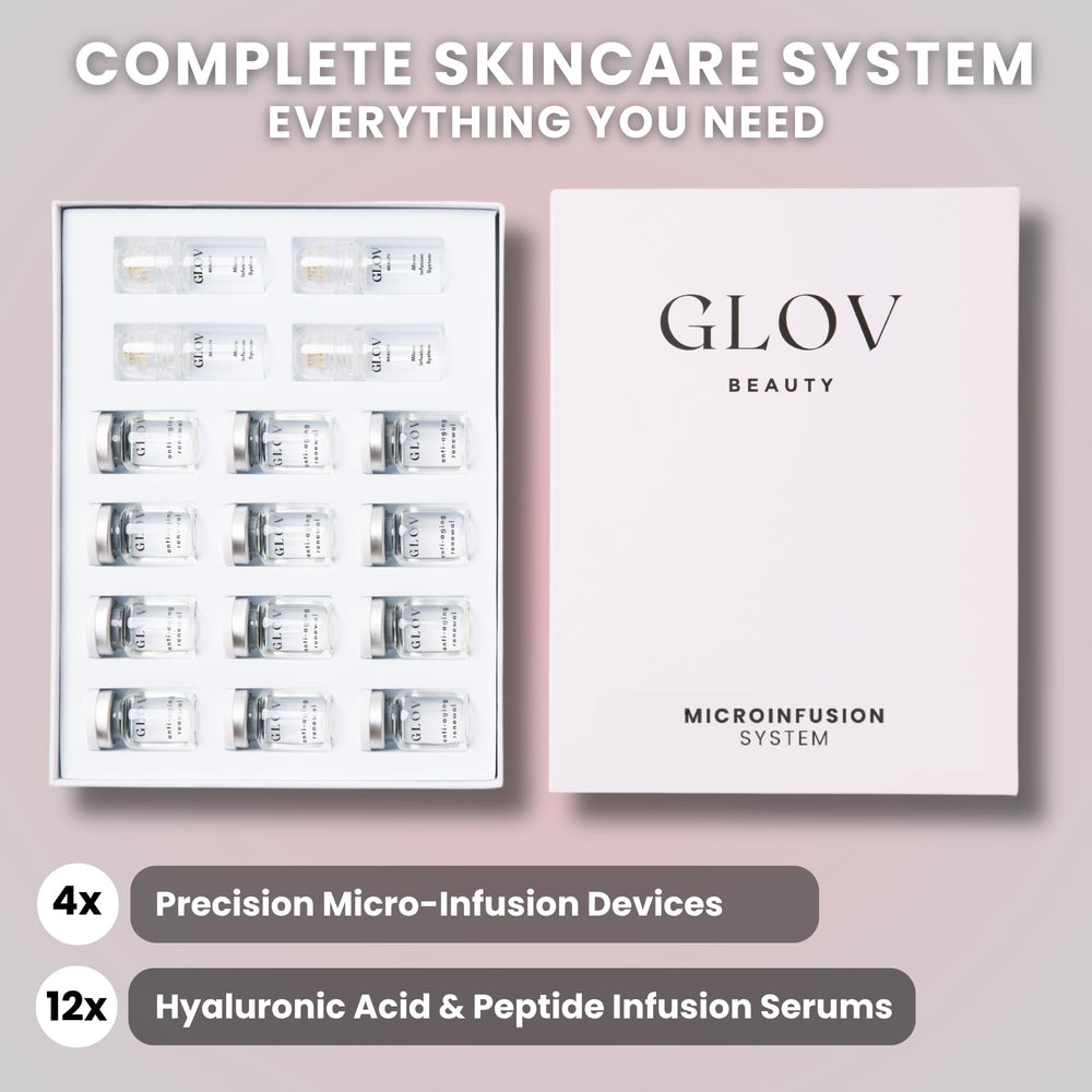 Glov Beauty close-up of 24k gold stamp head for gentle precision
