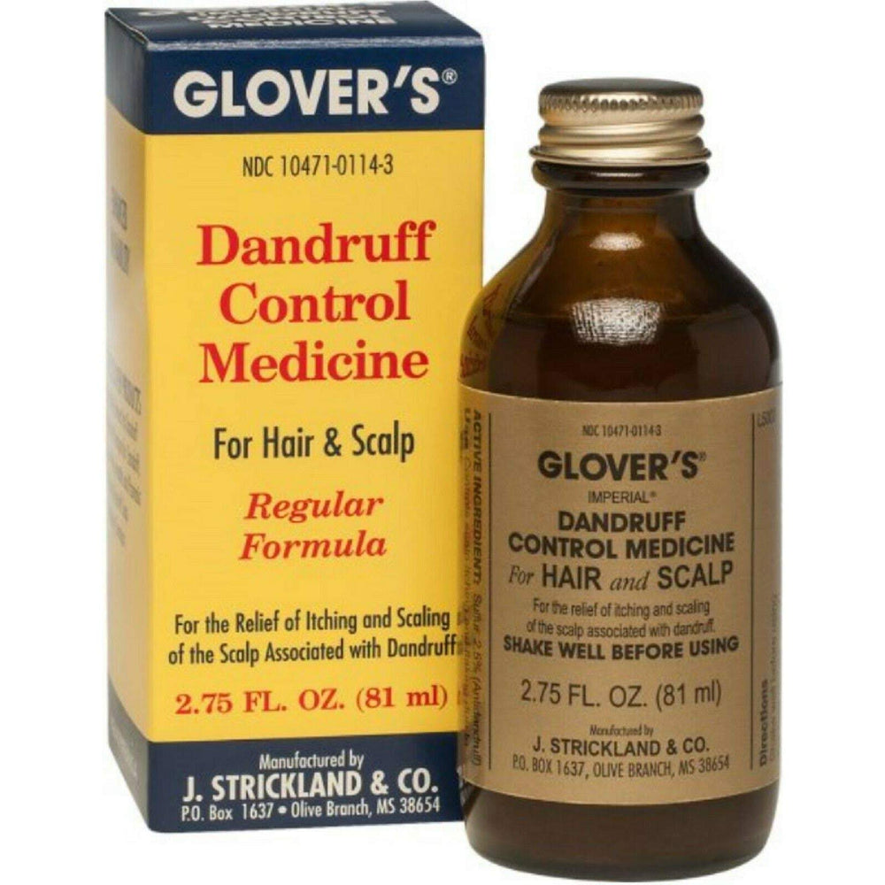 Glover's tube front view showing label and compact packaging for easy travel