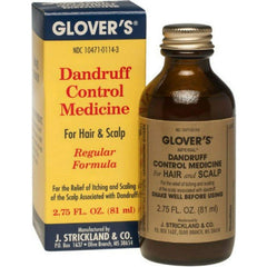 Glover's tube front view showing label and compact packaging for easy travel