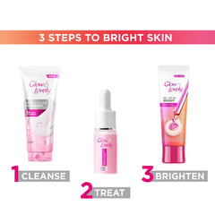 Glow & Lovely on a bathroom shelf lifestyle shot conveying everyday skincare use