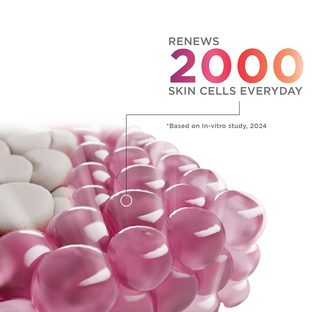 Glow & Lovely next to a standard item showing 80g size and travel-friendly portability