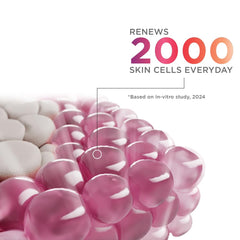 Glow & Lovely next to a standard item showing 80g size and travel-friendly portability
