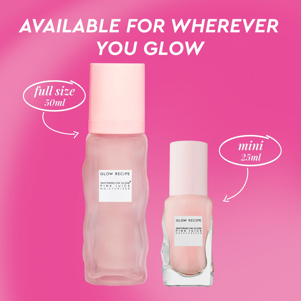 Glow Recipe gel smoothed on hand demonstrating quick absorption