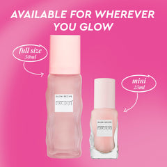 Glow Recipe gel smoothed on hand demonstrating quick absorption