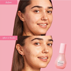 Glow Recipe applying serum as primer before foundation for smoother makeup benefit