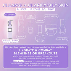 Glow Recipe applied as five-minute mask showing even coverage
