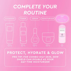 Glow Recipe ingredient label featuring niacinamide and watermelon seed oil benefits