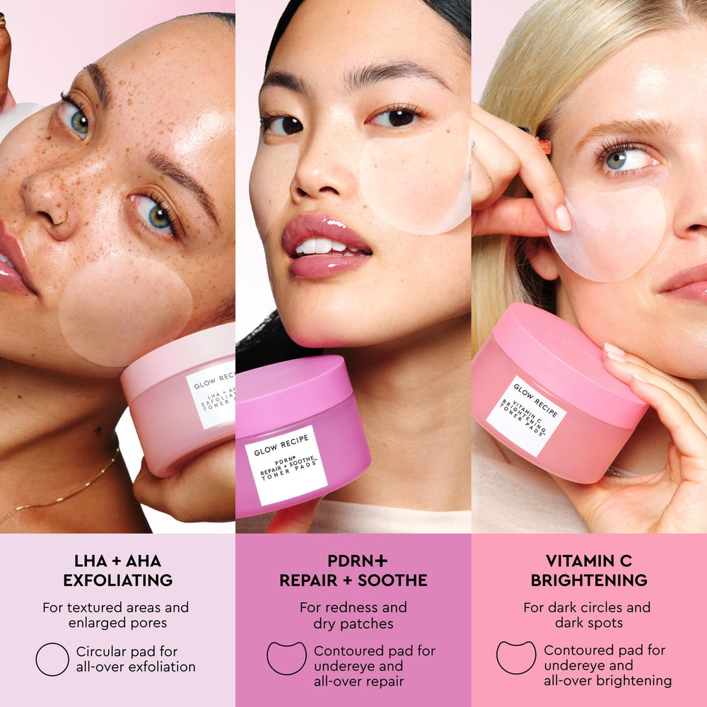 Glow Recipe ingredient focus on guava and vitamin C highlighting brightening support