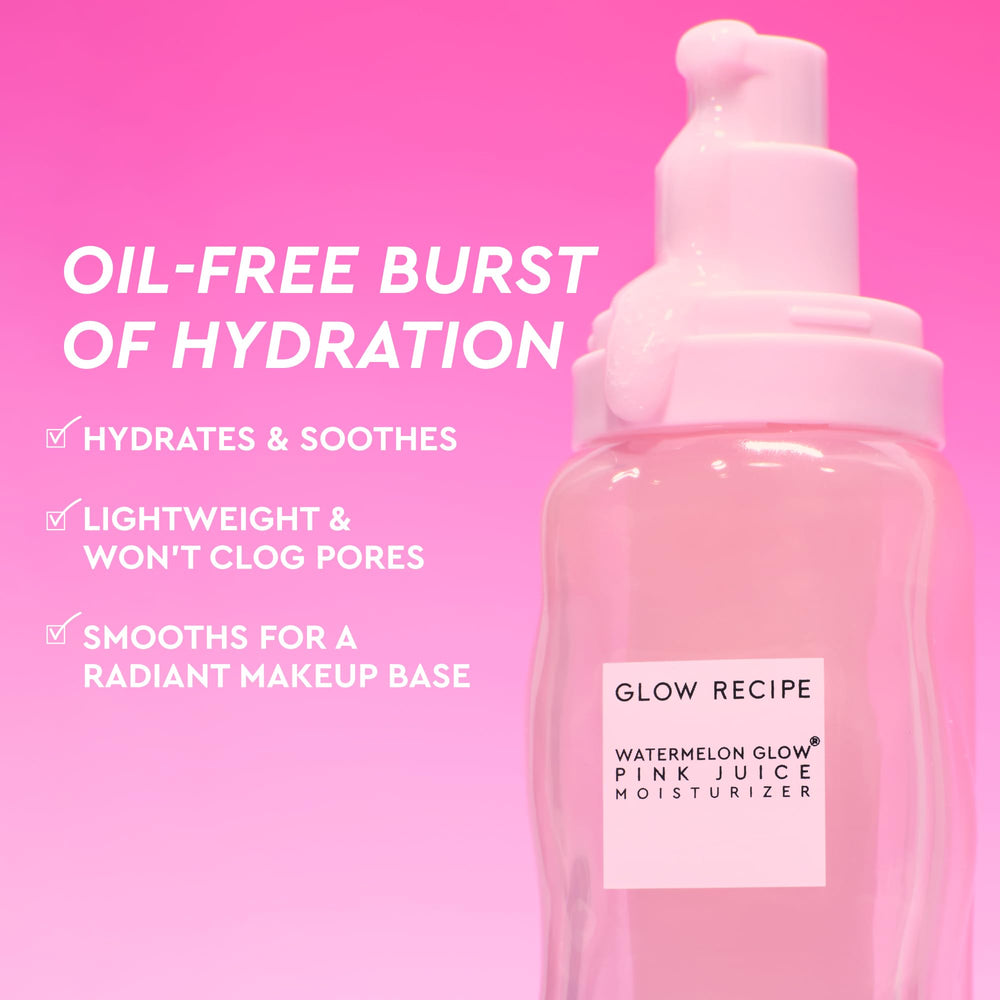 Glow Recipe open jar showing bouncy gel texture and hydration