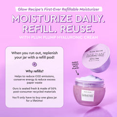 Glow Recipe serum and cream together highlighting boosted hydration when layered