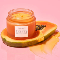 Glow Recipe product label close-up highlighting ingredient transparency and benefits