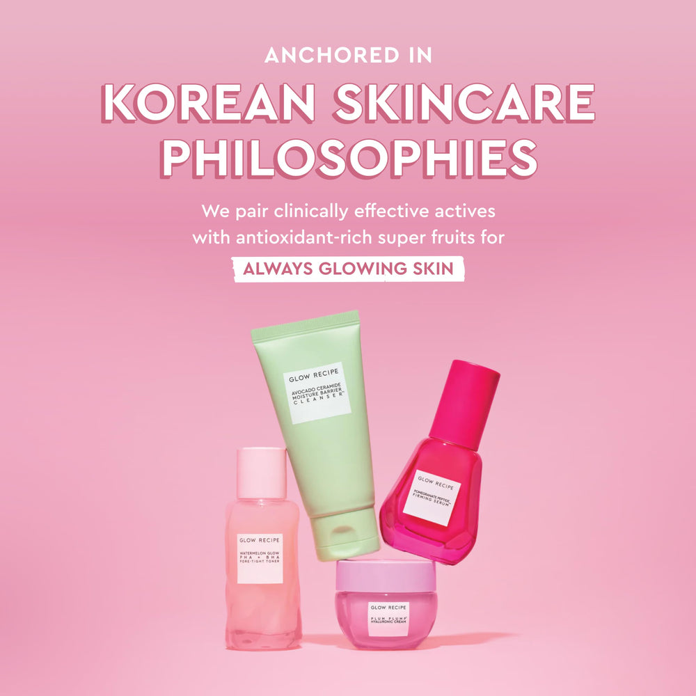 Glow Recipe primer under foundation illustrating smoother makeup application
