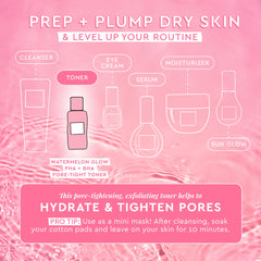 Glow Recipe serum gel texture on fingertip showing lightweight hydration