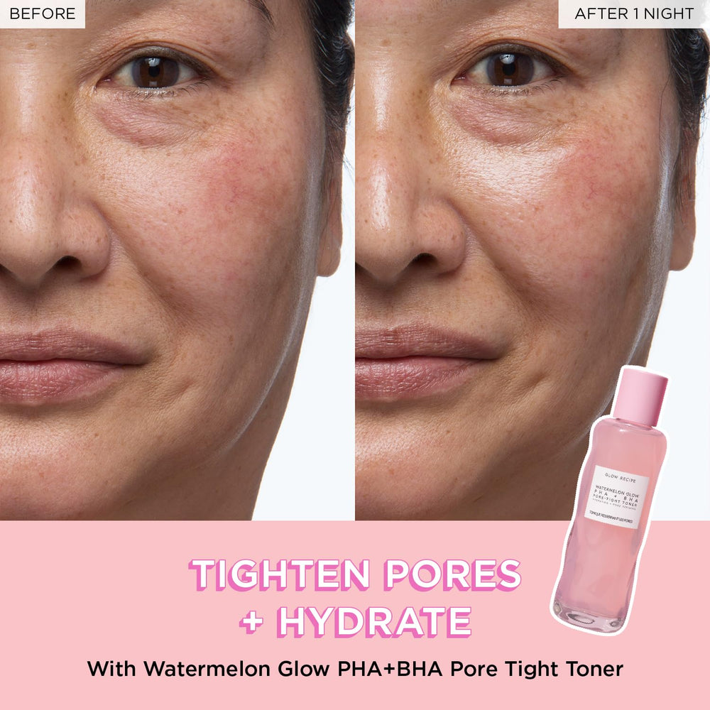 Glow Recipe vitamin C eye cream tube detail highlighting targeted brightening around eyes