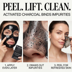 Glow Spell peeled mask close-up highlighting lifted impurities benefit