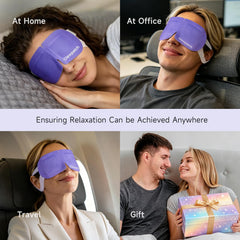 Glowpatch single opened mask displaying inner warming pad and moist steam effect