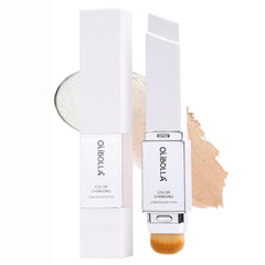 GLSFACE foundation stick front view showing compact design and portability