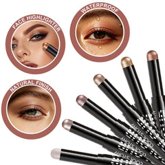 GLSFACE stick in use on eyelid illustrating fingertip blending and time-saving application