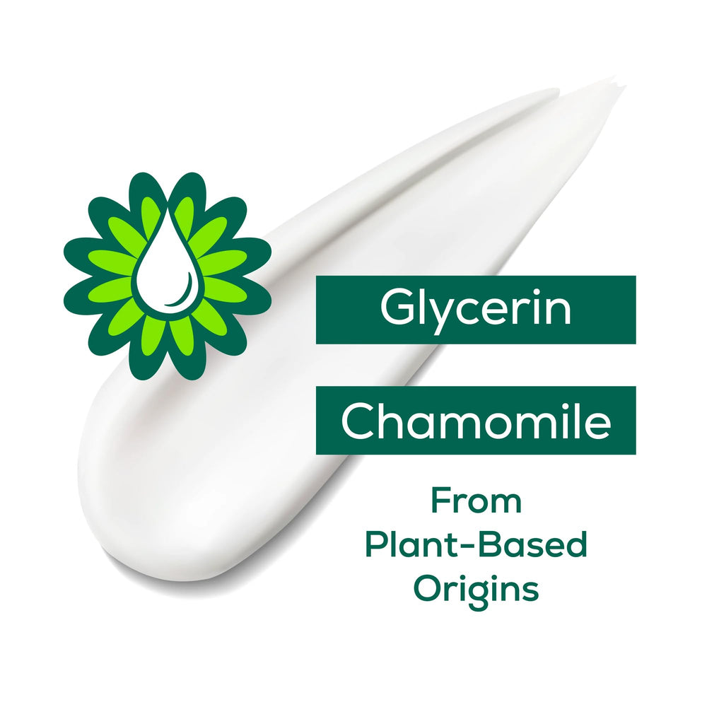 Person applying Glysomed hand cream to dry hands showing soothing relief and improved softness