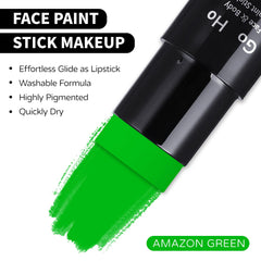 Go Ho Amazon Green being swiped on hand demonstrating easy application