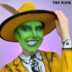 Go Ho Amazon Green used at a Halloween party illustrating bold festival look