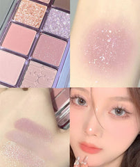 Go Ho applied on eyelid demonstrating blendable shades and flattering finish