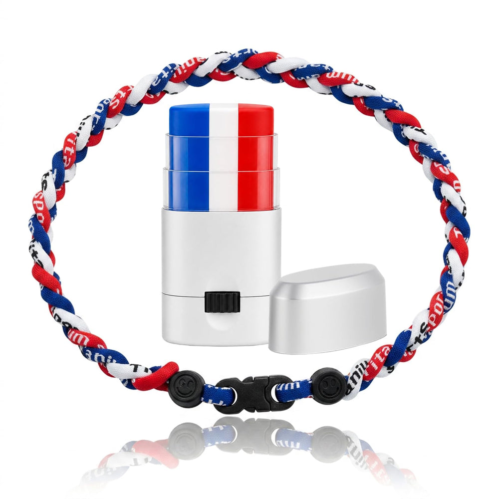 Go Ho front packaging showing both paint stick and necklace, perfect for gifting