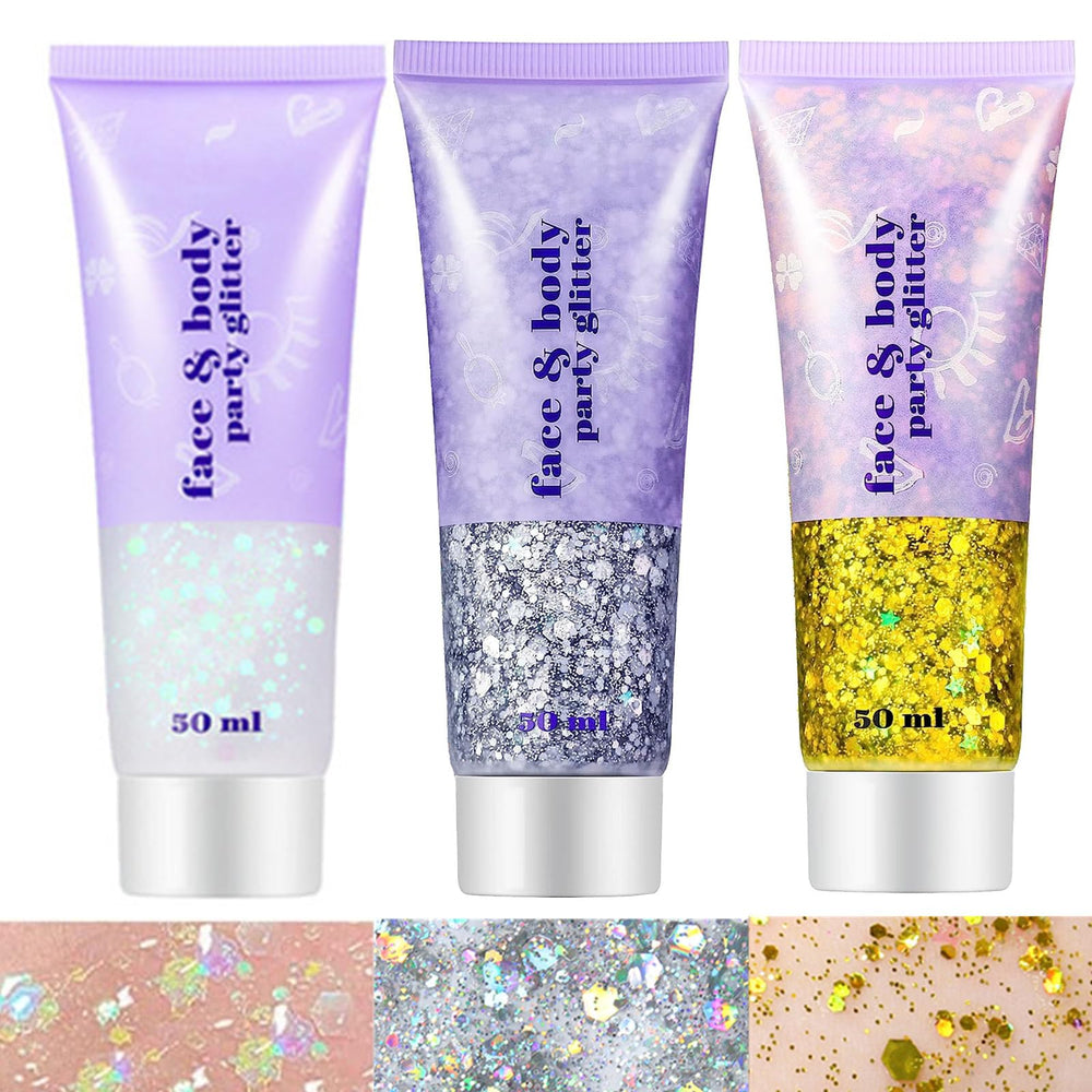 Go Ho front packaging showing glitter gel for bold event sparkle