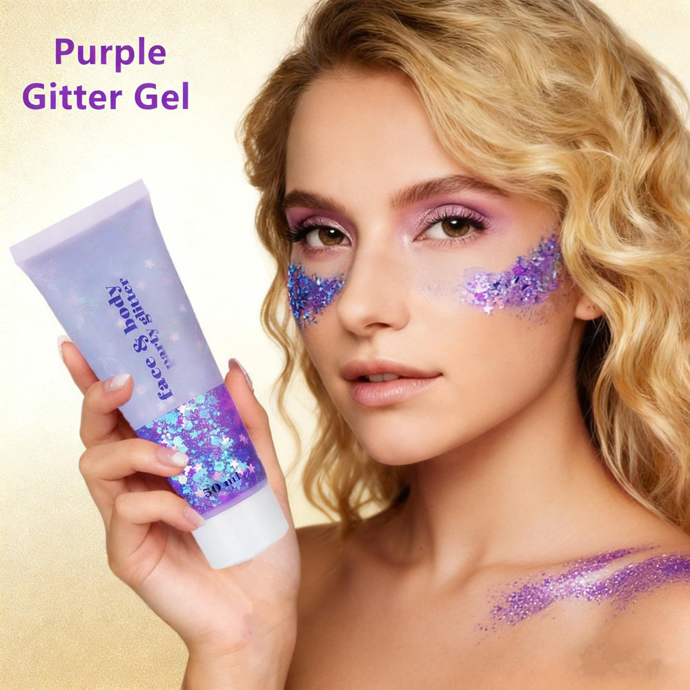 Go Ho streak in hair illustrating mermaid holographic highlights