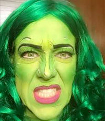 Go Ho ogre green on body detail highlighting matte finish and opacity