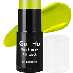 Go Ho ogre green stick front view showing product and bold color