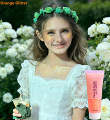 go ho used as hair highlight showing lasting holographic shimmer