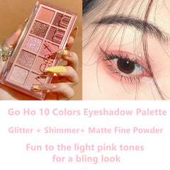 Go Ho palette inside a cosmetic bag for travel convenience