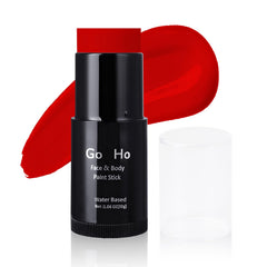 Go Ho front view of red paint stick showing bold color and coverage benefit