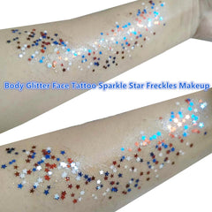 Go Ho washing off glitter with soap and shampoo for easy removal