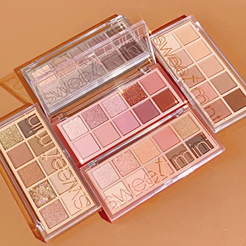 Go Ho palette next to coin showing compact size and travel-friendly scale