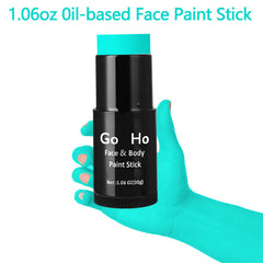 Go Ho stick being applied to cheek showing fast full-coverage application