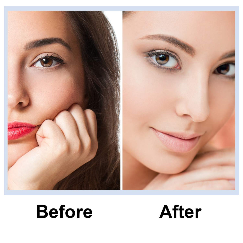 Godefroy lifestyle model with soft lighter brows demonstrating natural matched look