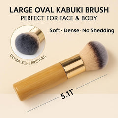 GOERTI bamboo handle detail offering comfortable non-slip grip