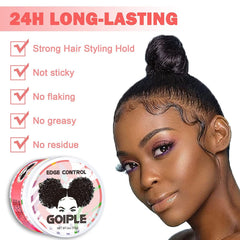 Goiple 1.05oz travel tin open top showing compact wax for touch-up convenience