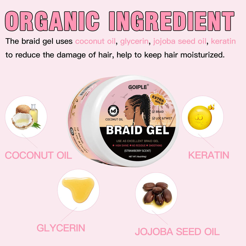 Goiple close-up highlighting beeswax and argan oil blend for conditioning