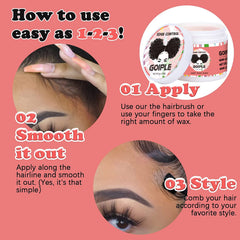 Goiple double-sided edge brush detail used to sculpt edges precisely for polished look