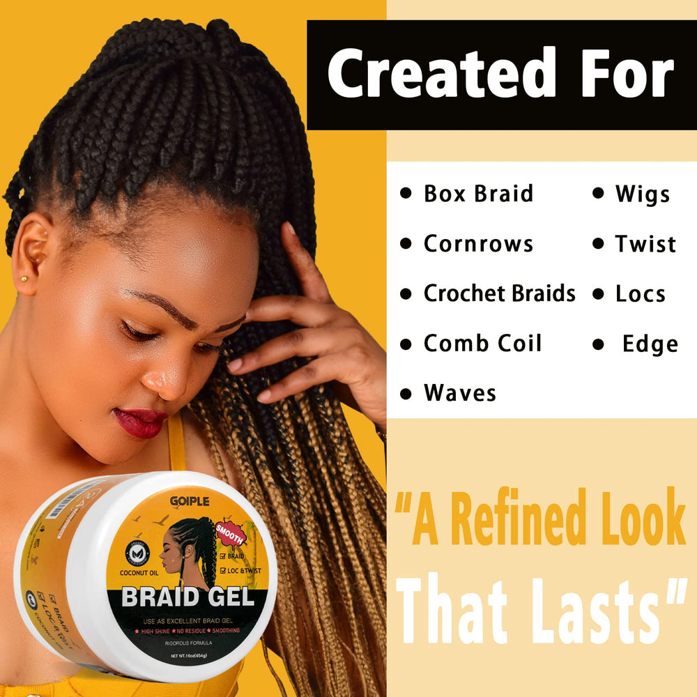 Applying Goiple to edges to smooth baby hairs with firm control