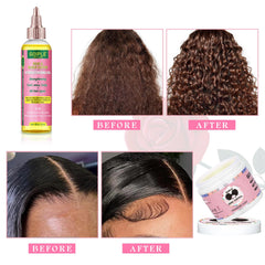 Goiple elastic bands securing a wig, steady hold without damage benefit