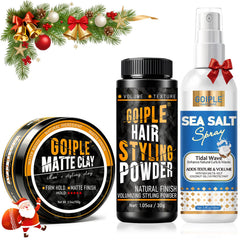 Goiple front packaging showing the three-piece styling set and benefits