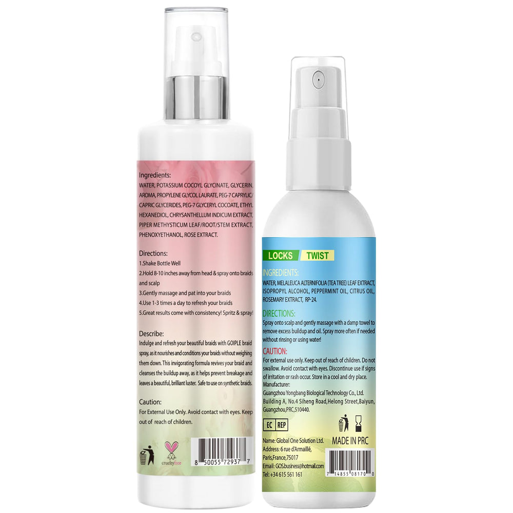 Goiple bottles in travel pouch showing portability and on-the-go convenience benefit