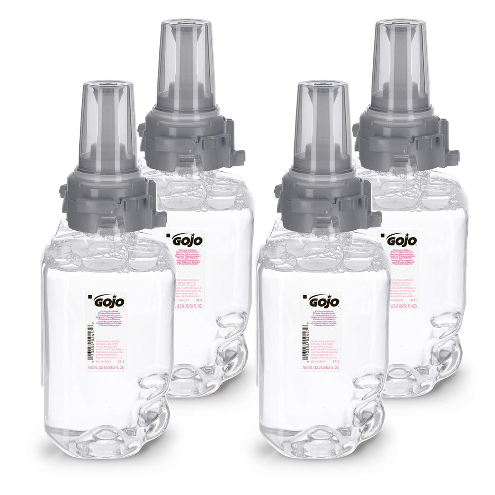 GOJO front packaging showing 4-pack and EcoLogo certification benefit