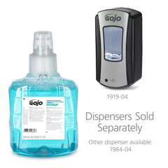 GOJO pomeberry foam texture on hand illustrating gentle moisturizing benefit