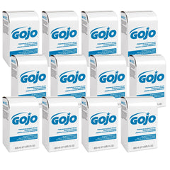 GOJO front packaging showing label and waterfall scent, clear supply benefit