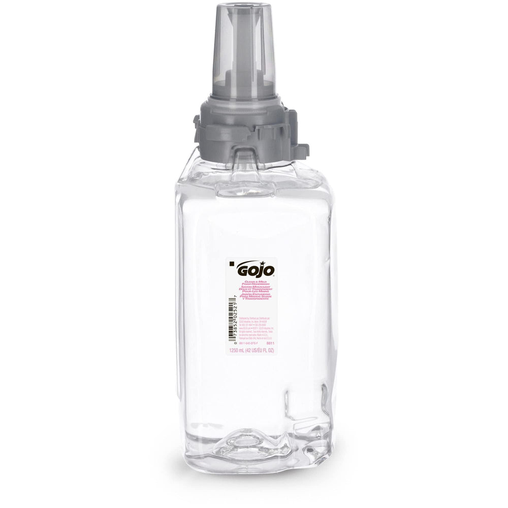 Three GOJO refill cartridges boxed together, simplifies purchasing and storage